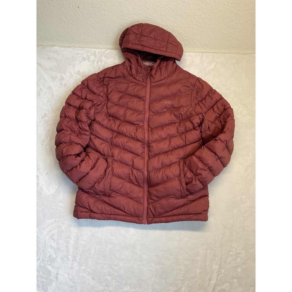 MOUNTAIN WAREHOUSE MAGENTA PINK LONG SLEEVES PUFFER JACKET OUTERWEAR SIZE:4